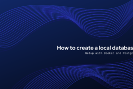 How to set up a database locally?